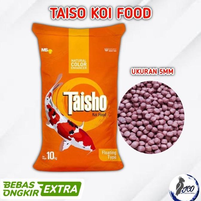 Fishbou- Pelet Ikan Koi Taiso Koi 5Mm Pakan Ikan Pelet Ikan Koi Taisho Koi Pelet Ikan Kiloan