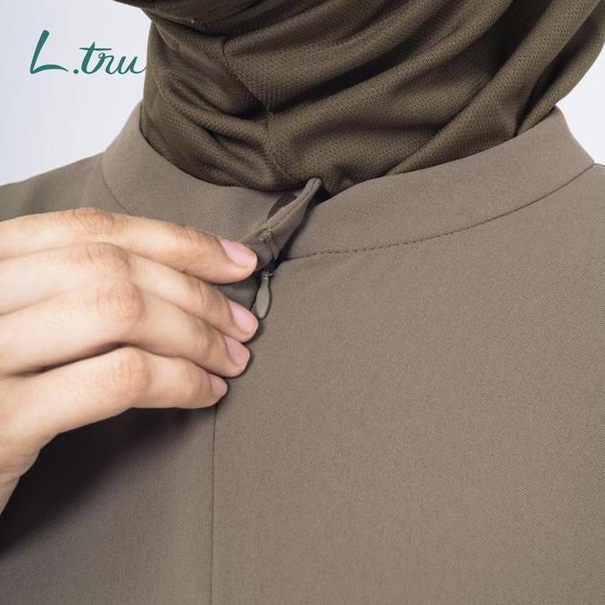 Murah L.Tru - Gamis Premium Ramping Sleek Dress | Model Gamis Terbaru Simple Elegan