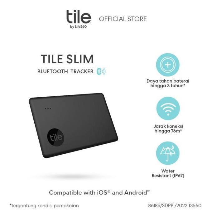 Thebest- Tile Slim - Bluetooth Tracker / Pelacak Pintar
