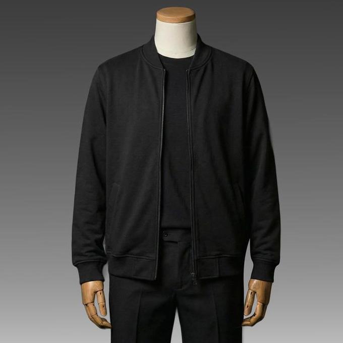 (BEST SELLER) Jaket Zipper Fit Unisex JB Jacket Bary Black
