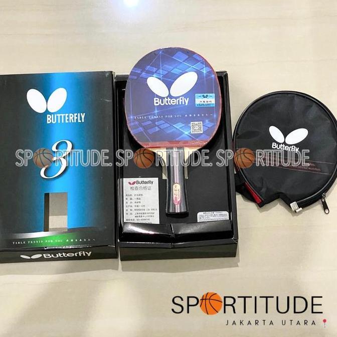 BEBAS ONGKIR - Bet Pingpong Bat Tenis Meja Bat Pingpong Butterfly TBC 302 ORIGINAL