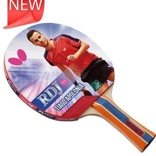 TERBARU - NEW Bat / Bet Tenis Meja Pingpong Butterfly RDJ S3 ORIGINAL 100%