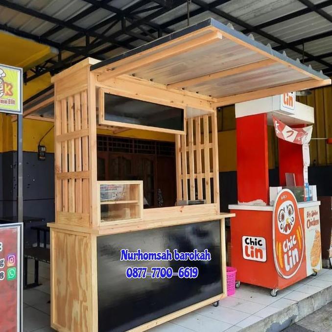 Terlaris Booth Jati Belanda , Gerobak Kopi , Booth , Gerobak