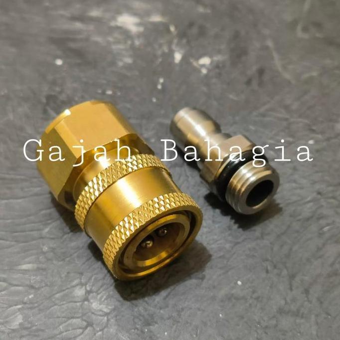 Quick Release Gun M22 Dan Selang Jet Cleaner Konektor Sambungan