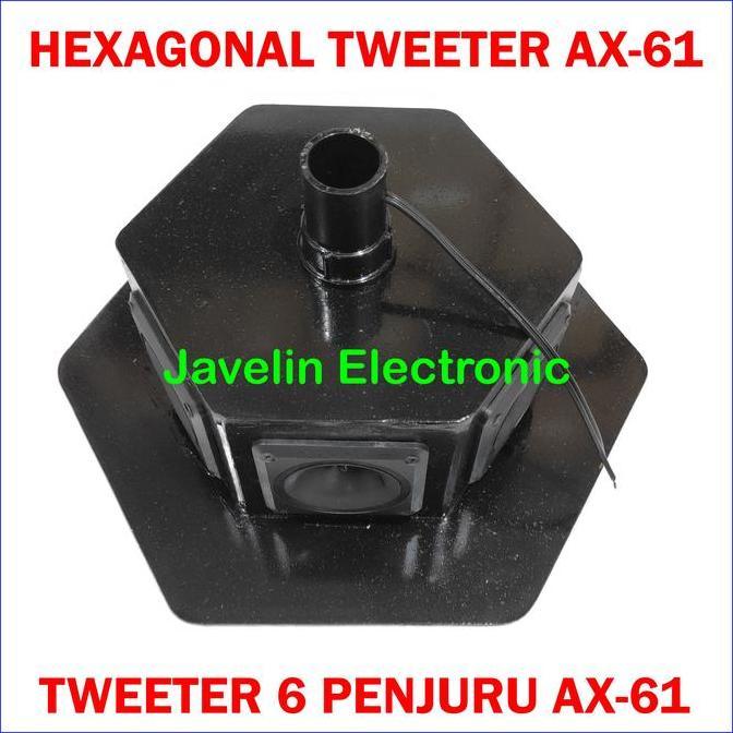 DS348 >> Hexagonal AX 61 Tweeter Panggil 6 Sisi 6 Penjuru Audax HEX AX61 Walet