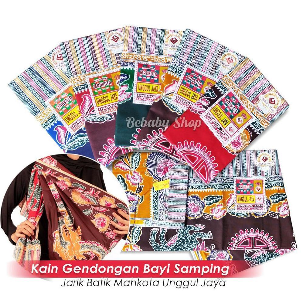 Jarik Gendong Bayi Bumi Jaya Mahkota Corak Liong Naga - Kain Jarik Batik Panjang 24090cm