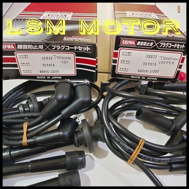 TERMURAH KABEL BUSI ASLI SEIWA JAPAN TWINCAM CDI TWINCAM COROLLA - TWINCAM COROLLA 