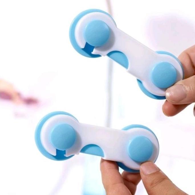 Flash Sale 1Pcs Kunci Pengaman Laci Lemari Kulkas Penahan Pengunci Pintu Pengait Safety Lock Anak Dr