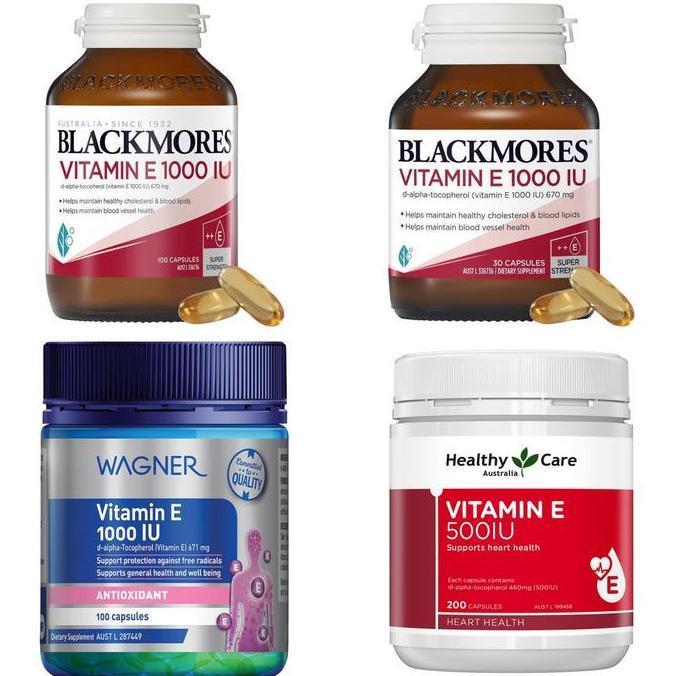 Blackmores Vitamin E 1000IU Healthy Care Vitamin E 500IU Wagner