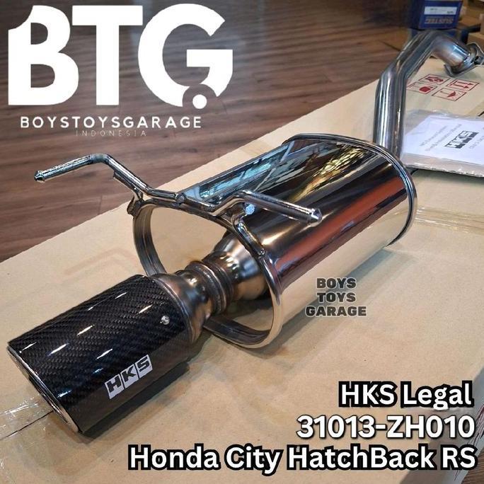 Knalpot HKS Honda City HB Hatchback RS 1.5 GN HKS Legal Muffler Ori Terlaris