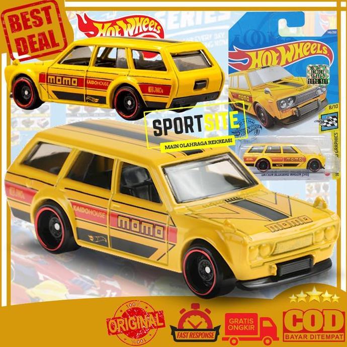 Hot Wheels Kroger Exclusive Datsun Bluebird Wagon 510 Momo Diecast Ori