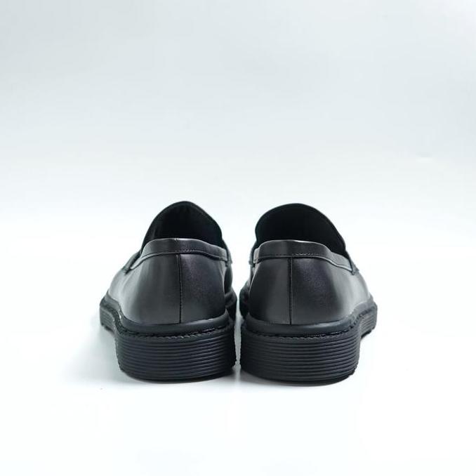 Sale Jack Footwear -Sepatu Loafers Formal Pria Floyd Black Flat Shoes