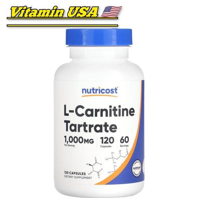 Nutricost L-Carnitine Tartrate 1000mg | 1,000mg 120 Capsules
