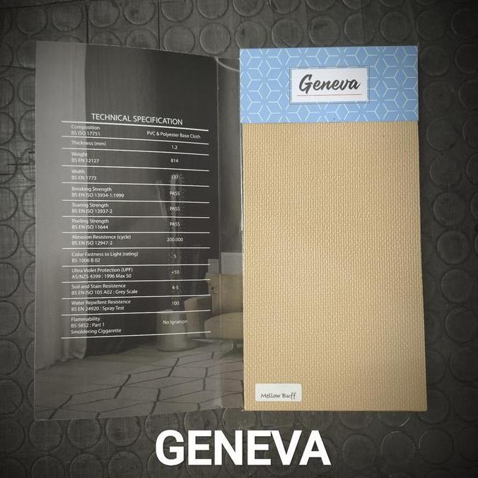 Kulit Sintetis Oscar Tebal Motif Kain Untuk Sofa Jok Kursi REGENCY - GENEVA