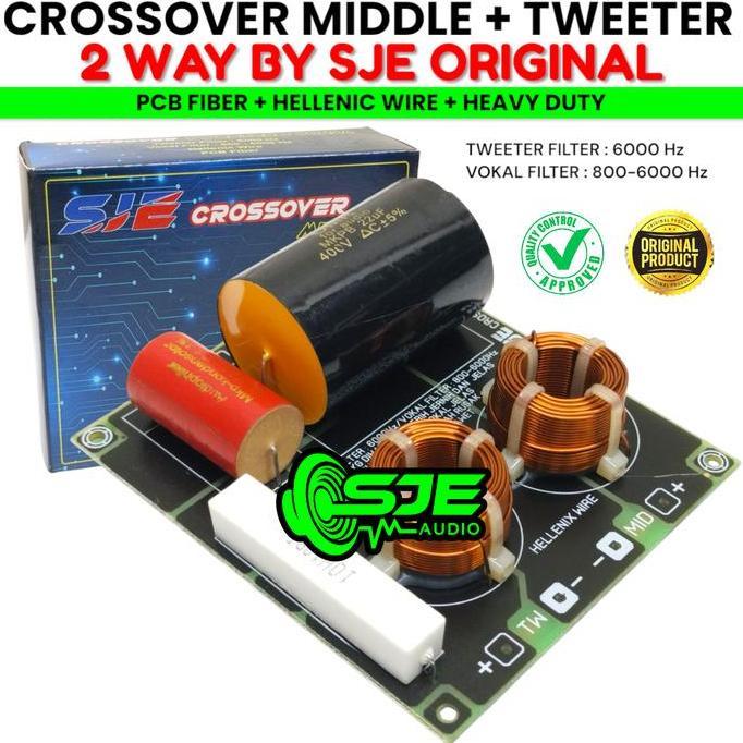 Trikikal- Crossover Tweeter Vokal 2 Way Sje Pcb Fiber Hellenic Wire - Crossover 2 Way Sje Tweter Voc