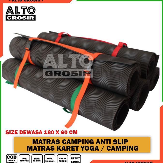 terbaru` matras camping outdoor dewasa matras olahraga alas yoga karpet senam yoga tebal