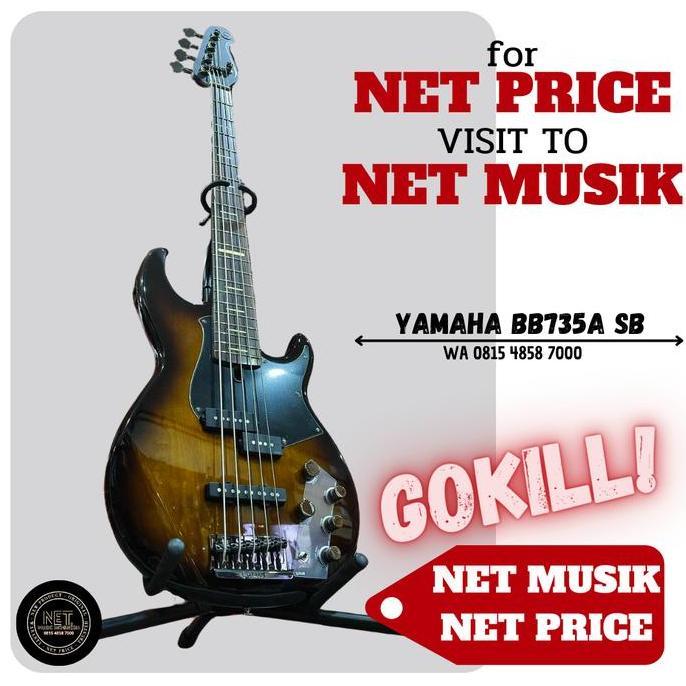 Murah Yamaha BB735A Electric Guitar Bass NET Non COD