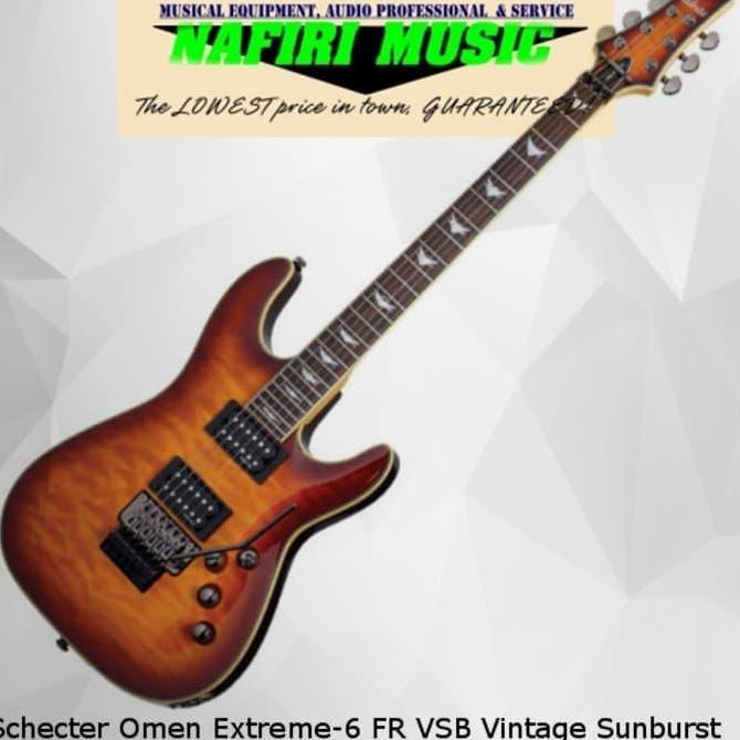 Murah Schecter Omen Extreme-6 FR VSB Vintage Sunburst Non COD