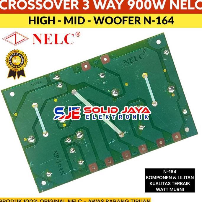 Trikikal- Crossover 3 Way Tweeter Midle Woofer 900W N164 Nelc - Crosover Nelc Tweter Middle Vocal Wo