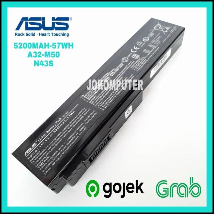 Original Baterai/Battery/Batre Laptop/Notebook Asus N43, N43s, N43SL best seller