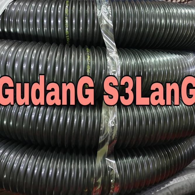 Selang Flexible Udara Panas 4" Ducting Kawat Hisap Gas Vacuum Uap Epdm