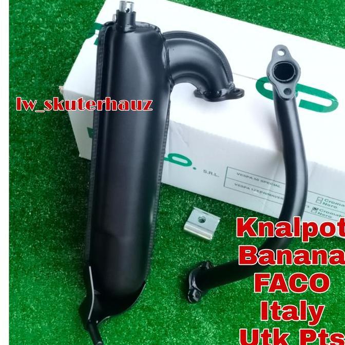 Knalpot FACO hitam utk smallframe pts dkk Terlaris