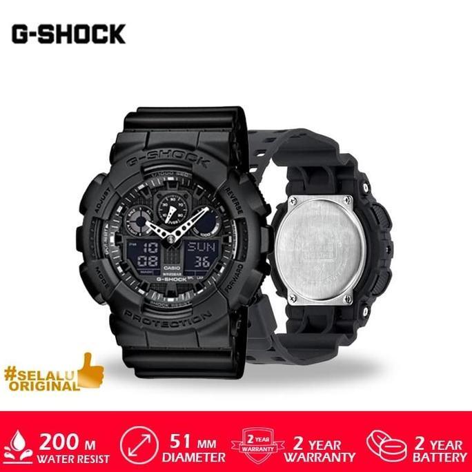 Wgwg- Casio G-Shock Ga-100-1A1Dr / Ga-100-1A1Dr / Ga100 Original