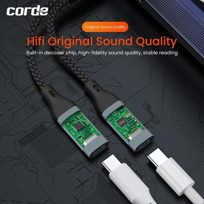 Trikikal- Corde Type C Audio Splitter & 60W Charger: Dual Type C Splitter Csa103