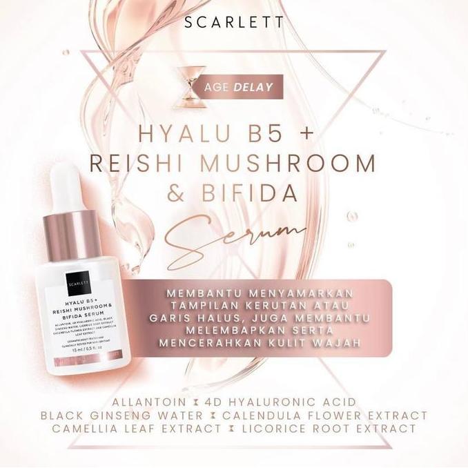 Scarlett Whitening Age Delay Serum Cream Toner