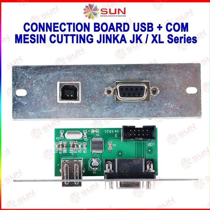 Sparepart JINKA - Connection Board USB Port COM Port Cutting Sticker Jinka Series JK / XL / JINKA PR
