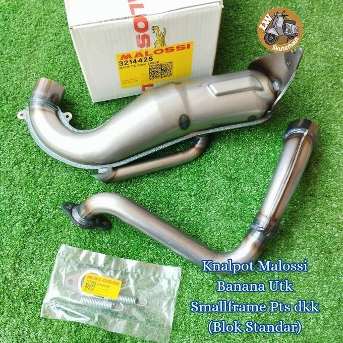 Knalpot Malossi Banana Utk Smallframe Pts dkk (Blok Standar) Terlaris