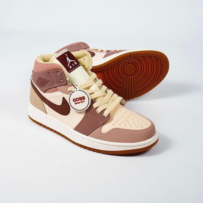 Sale Air Jordan 1 Mid Se Dark Pony Smoky Mauve Authentic