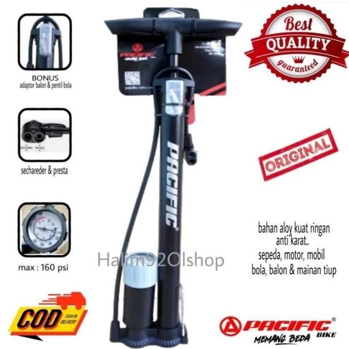 POMPA ANGIN POMPA BAN SEPEDA MOTOR PACIFIC ORIGINAL DAN TERPERCAYA