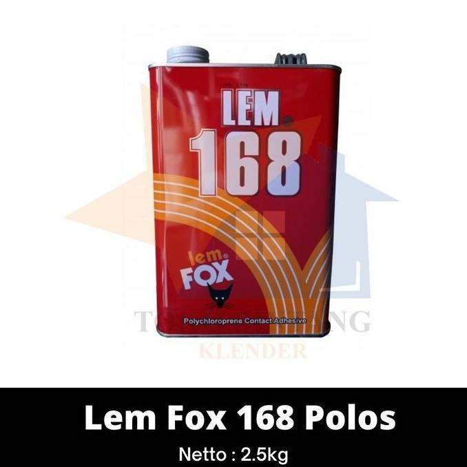 Qnqx- Fox Lem Kayu 168 Polos Galon / Lem Fox 168 Polos Galon / Lem Fox 168 Polos Galon 2,5Kg