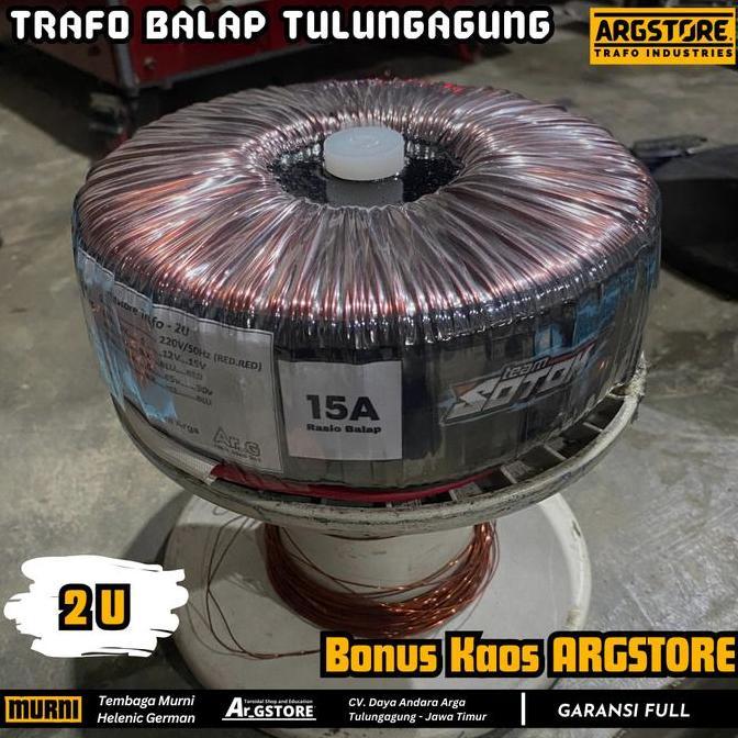 TRAFO TOROID DONAT 15A 90V CT CLASS H ORIGINAL DAN TERPERCAYA