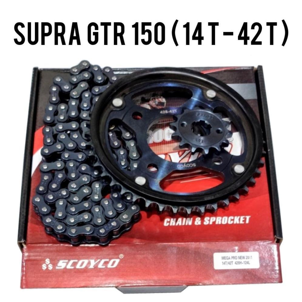 Paket Gear Set Supra GTR / Gir Paket Rante Supra GTR 14T-44T