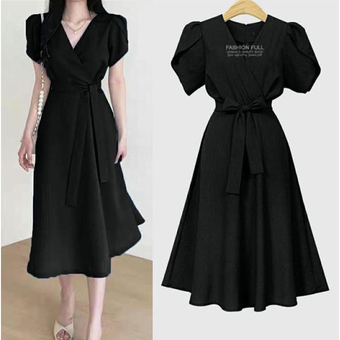 Dress Davia / Gaun Wanita Terbaru Kekinian / Dress Wanita Dewasa / Dress Wanita Modern / Dress Korea