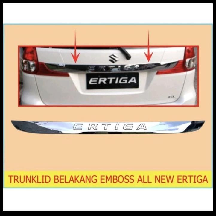 GRATIS ONGKIR LIST TRUNKLID CHROME NEW ERTIGA 3016 -2017. 