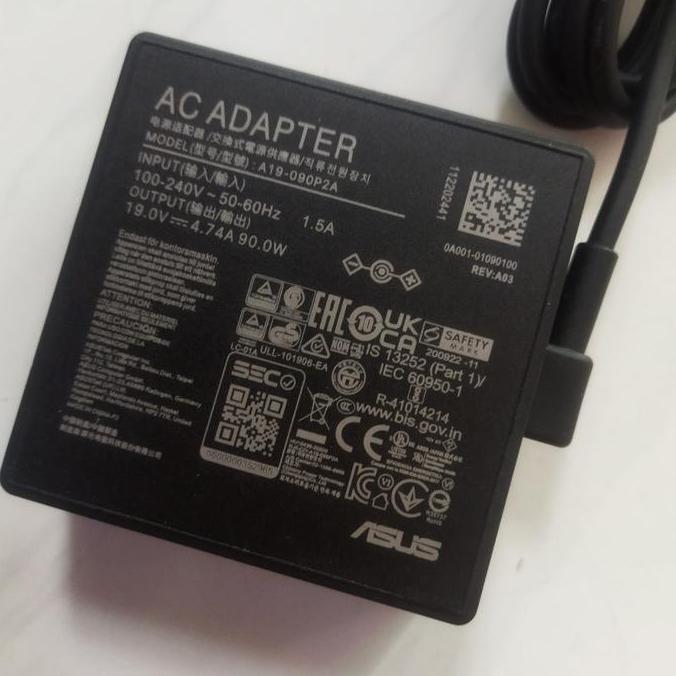 Adaptor Charger Asus Vivobook 14X Oled M1403 M1403Q M1403Qa 19V 4.74A