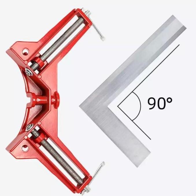 (Allthebest) Penjepit Siku - Penjepit Sudut Siku L & T - Alat Penjepit Kayu