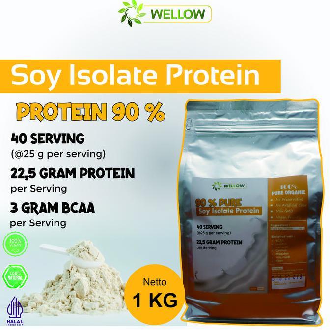 INSTANS SOY PROTEIN ISOLATE 100% PURE | Substitusi WHEY PROTEIN