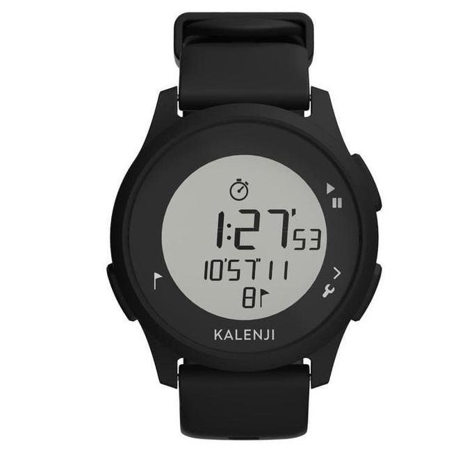 KALENJI ATW100 Jam Tangan Running Stopwatch - Hitam Terlaris