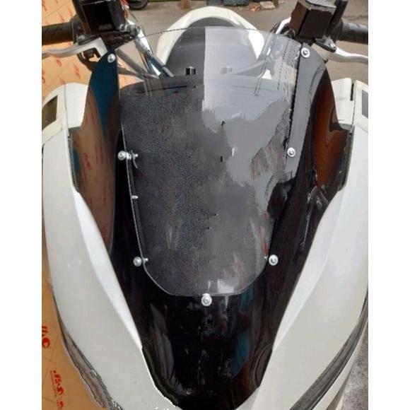 Windshield/Visor PCX 150 model two tone/kombinasi
