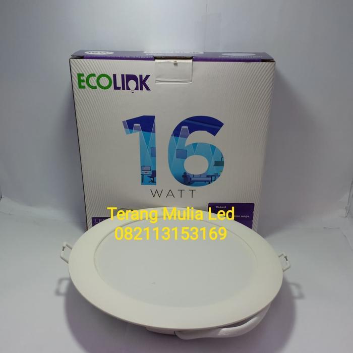 ECOLINK Lampu Downlight Panel Led 16wat EDN00B Ecolink