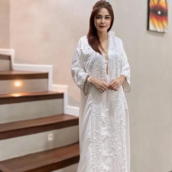 Kaftan alana  white  series Muslim