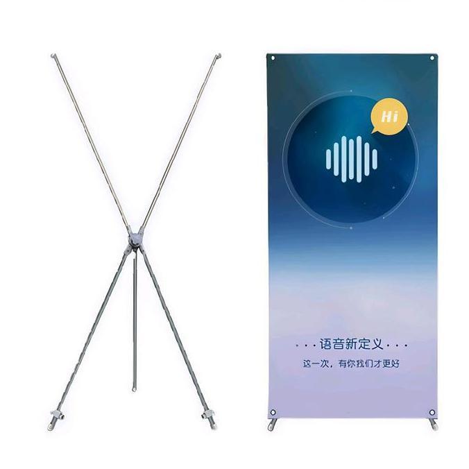 Kirimcoyy- X Banner 60X160 Putih Stand Standing Banner