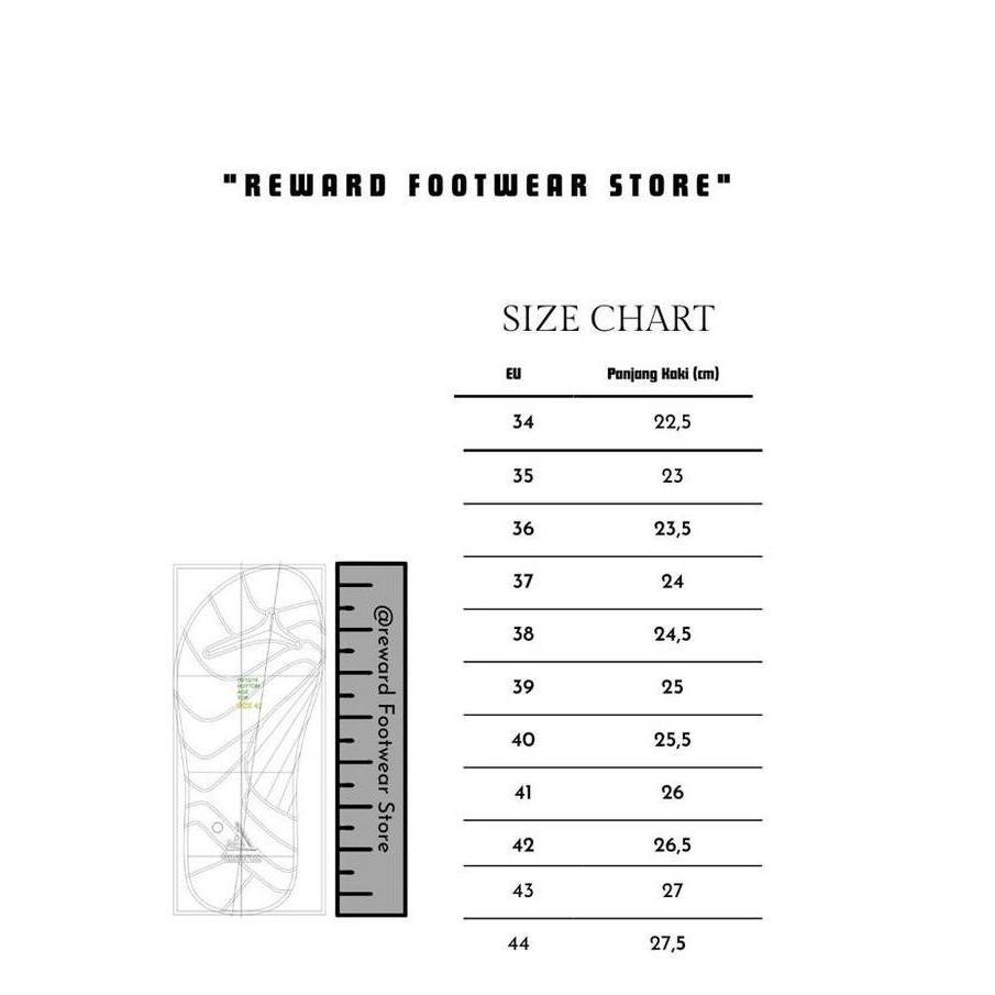 sandal gunung Jepit Atlanta outsole putih Sandal