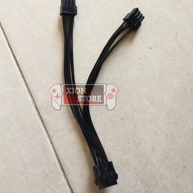Lansungkirim- 6Pin Pcie Splitter To 2X 8Pin Pci Express Power 6 Pin To 2X 6+2Pin Vga