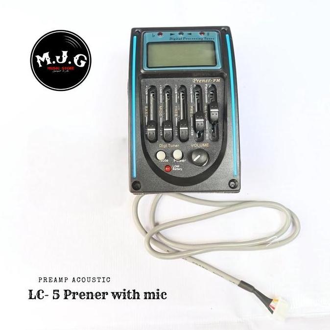 Pickup Preamp Gitar Akustik Elektrik String Lc Prener Lc With Mic