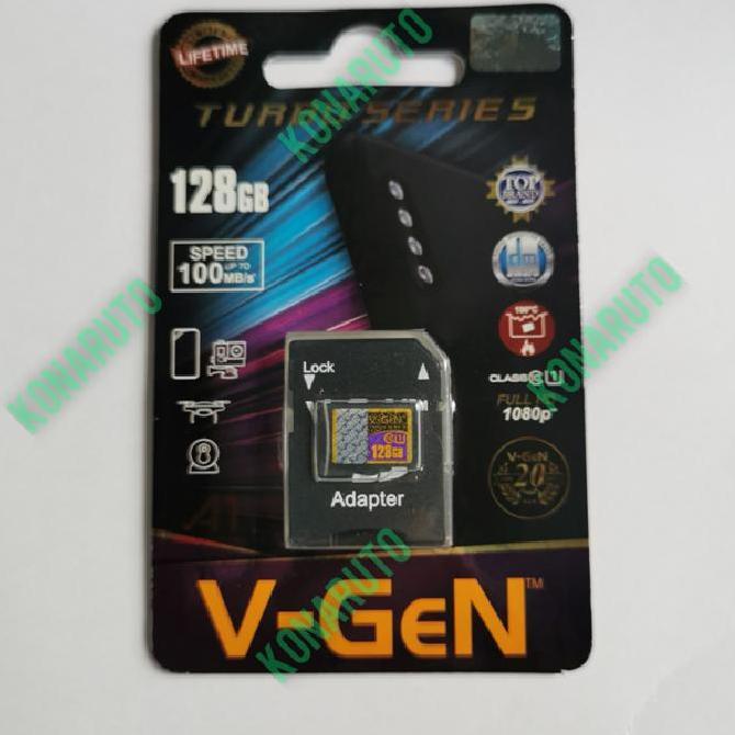 Lansungkirim- Microsd 128Gb Class10 V-Gen Turbo Micro Sd Vgen Memory Original 128 Gb
